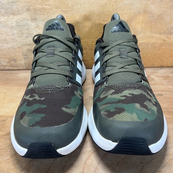 Adidas Fortarun 2.0 Cloudfoam Camouflage Womens Size 6 (5Y) Running Shoes - Picture 2 of 8